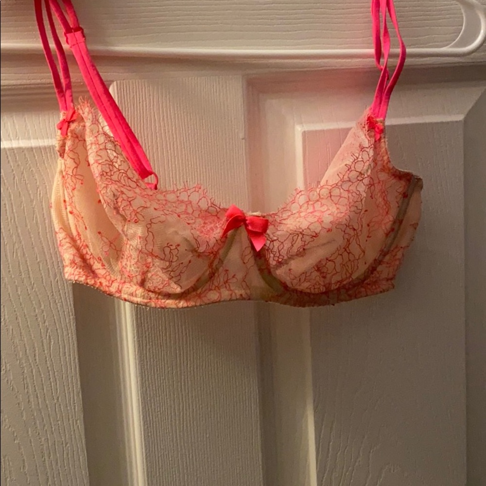 Sheer VS Very Sexy Unlined Demi Bra 32DD